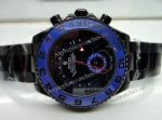 Replica Rolex Yachtmaster II Black Case Blue Ceramic 40mm